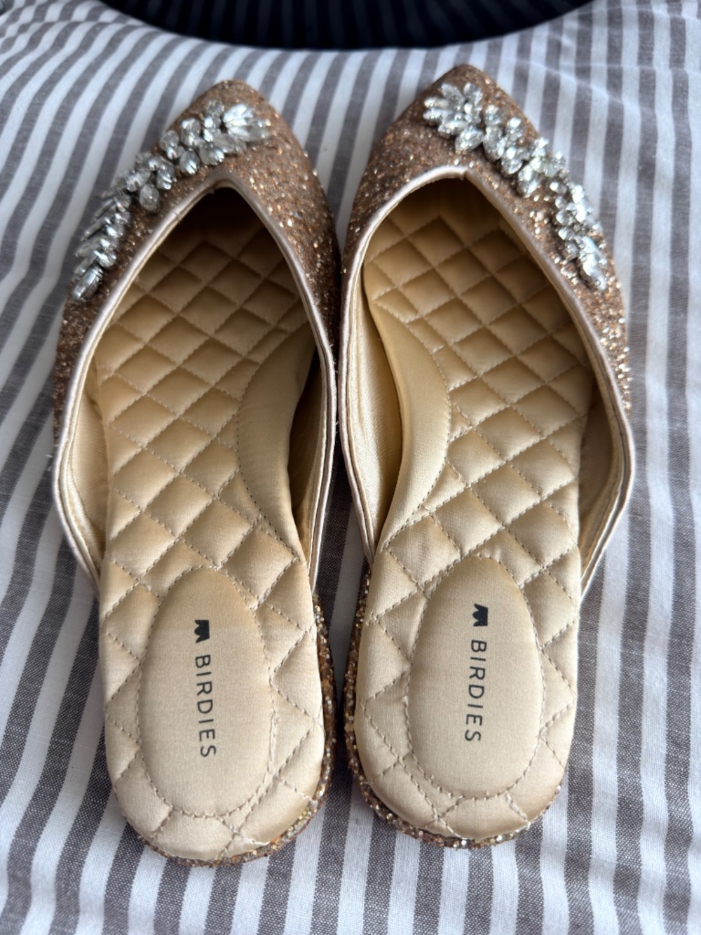 Birdies Rhinestone Point Flats - Picture 6 of 7